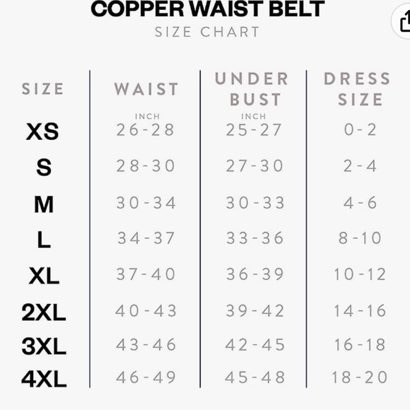 Copper slim with waist trainer- stomach compression, slimmer shaper belt - Picture 7 of 12